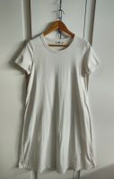 Uniqlo U AIRism Cotton Short Sleeved Long Dress เดรสคอตตอน รุ่น U สีครีม Size L มือ2