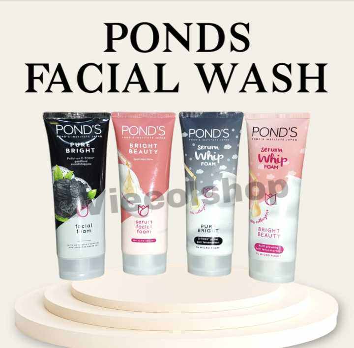 Ponds Facial Wash Pure Bright Serum Whip Foam Gr Lazada Indonesia