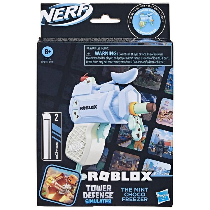 Nerf Roblox Mad City: Plasma Ray Dart Blaster, Priming Handle, 2 Nerf Elite  Darts, Code To Unlock In-Game Virtual Item - Nerf