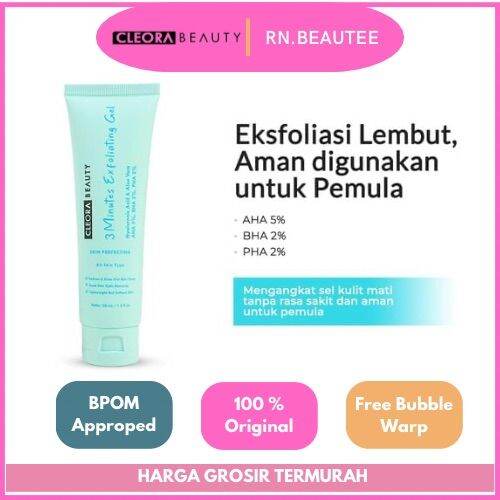 ( SIAP KIRIM ) Cleora 3 Minutes Exfoliating gel Lazada Indonesia