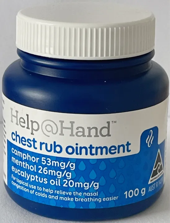 วิคนำเข้าจากออสเตรเลียHelp and Hand chest rub ointment 100g Lazada.co.th