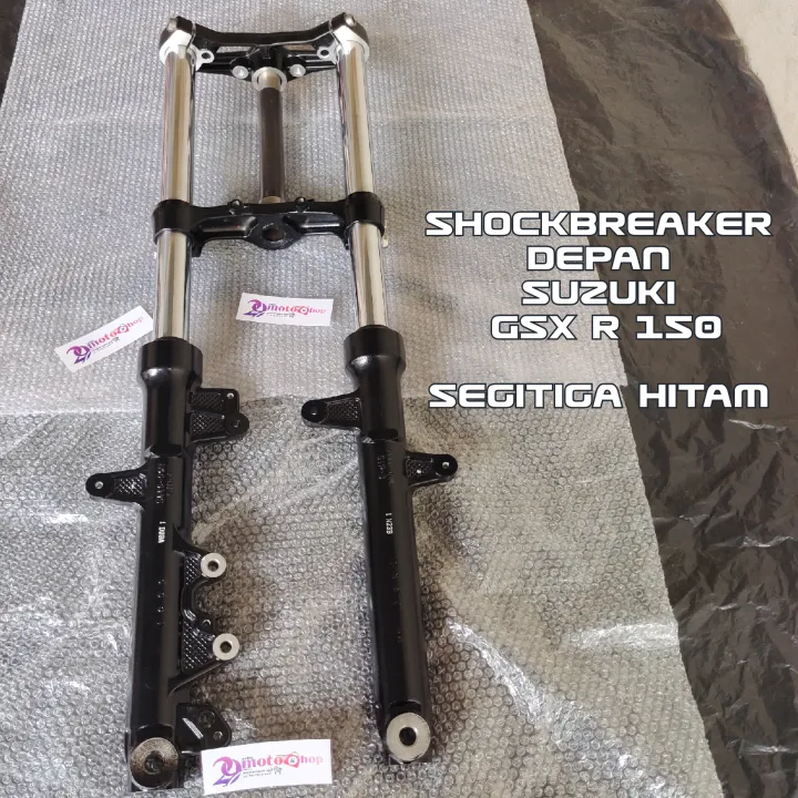 Shockbreaker shock depan Suzuki GSX R 150 segitiga hitam | Lazada