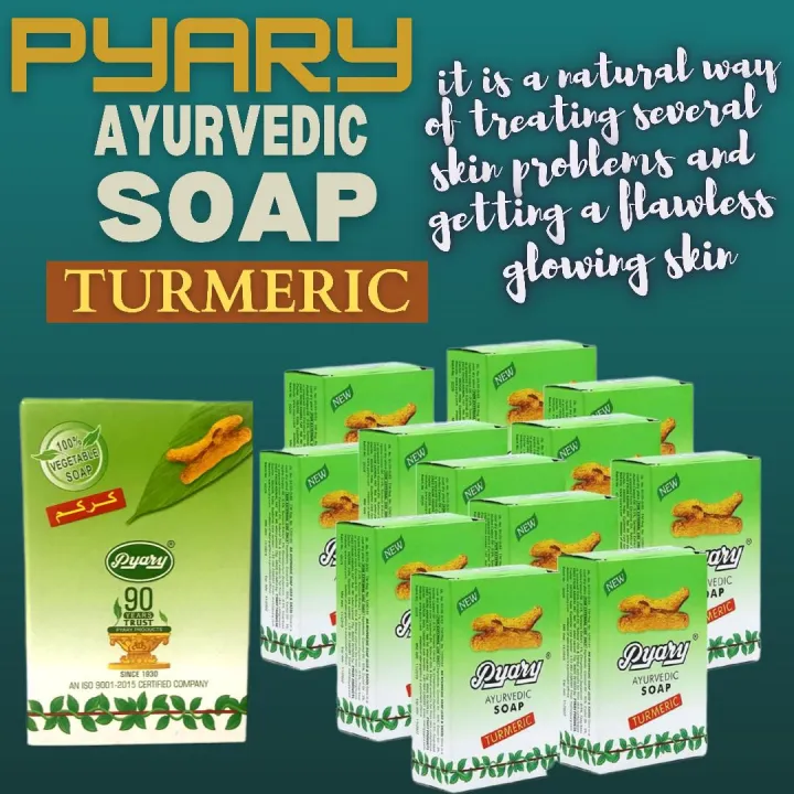 ORIGINAL PYARY AYURVEDIC SOAP (Turmeric) Whitening Soap Lazada PH