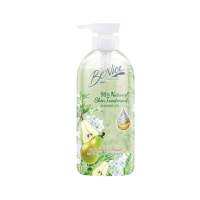 BENICE - Shower Gel Natural English Pear &amp; Freesia Pump (Green) 450 ml. ครีมอาบน้ำ