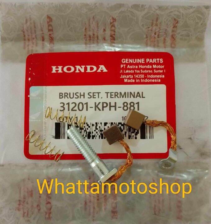 HONDA STARTER BRUSH CARBON BRUSH WAVE125/XRM125 Lazada PH