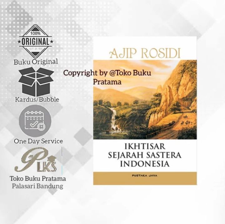 (ORI)Buku Ikhtisar Sejarah Sastera Indonesia - Ajip Rosidi | Lazada ...