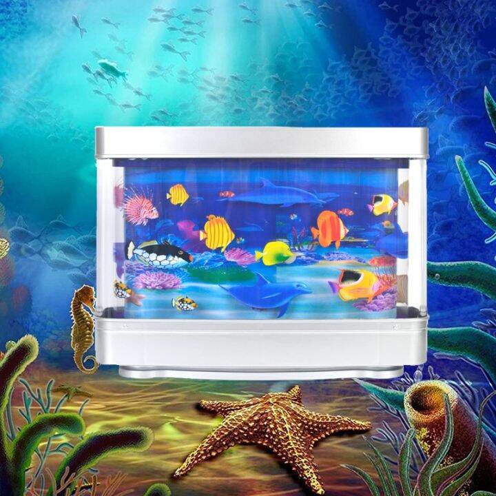 Ocean Aquarium Decorative Lamp Artificial Tropical Fish Tank Aquarium