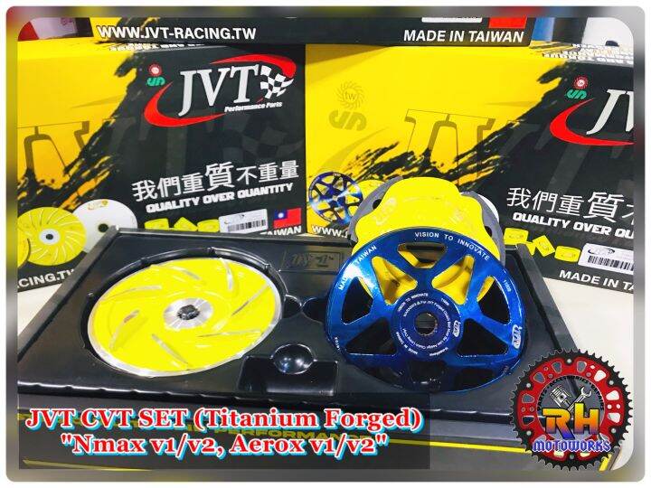 Jvt Cvt Set For Nmax Aerox Forged Titanium Regroove Lazada Ph