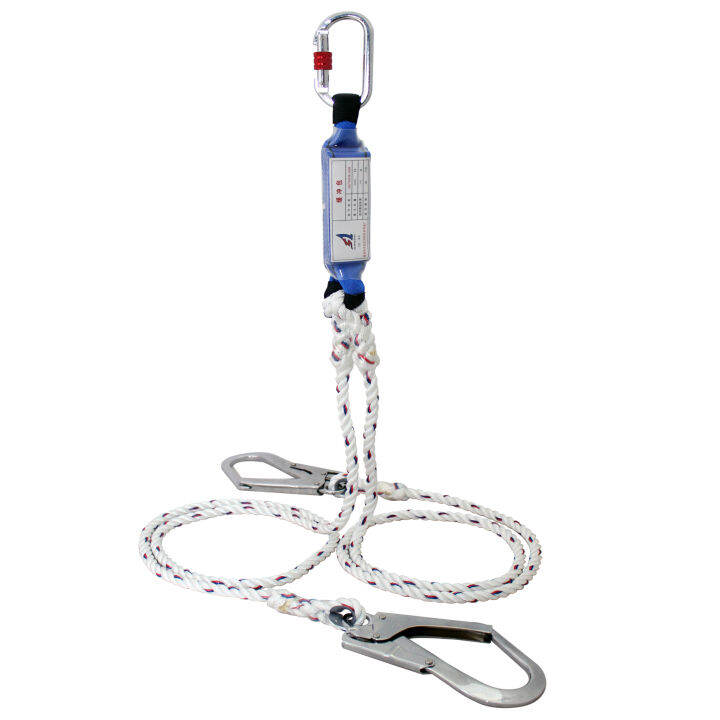 Aerial Work Safety Rope Buffer Release Rope Double Big Hook Safety Rope