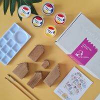 ชุดเพ้นท์บ้านไม้จิ๋ว(little house painting kit)