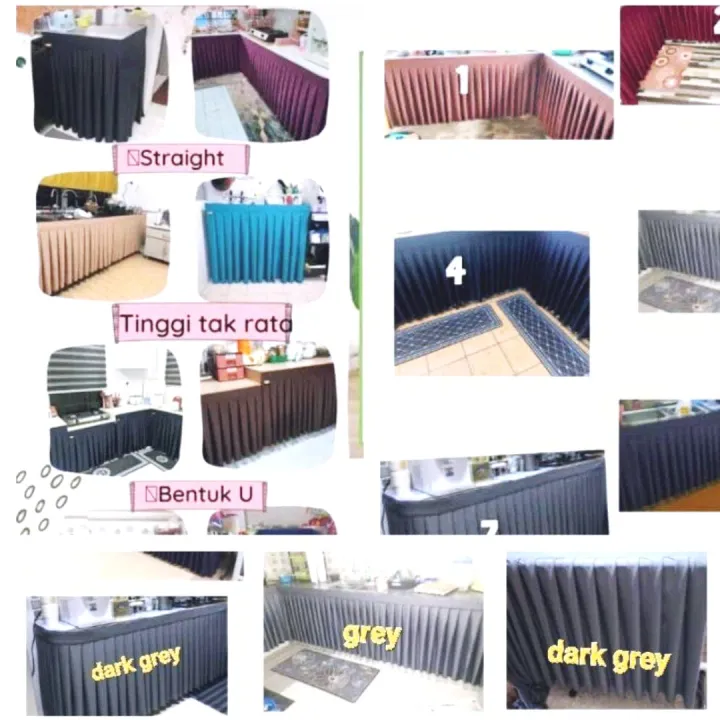 Langsir table top Dan Al's meja Lazada