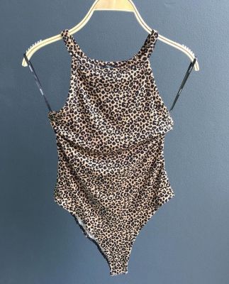 Leopard Print Cami Bodysuit forever21