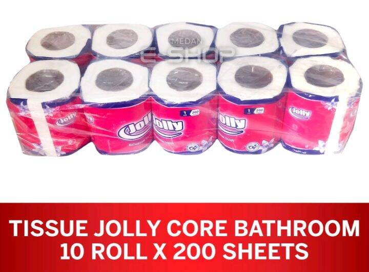 Jolly bathroom tissue toilet isi 10 roll Lazada Indonesia