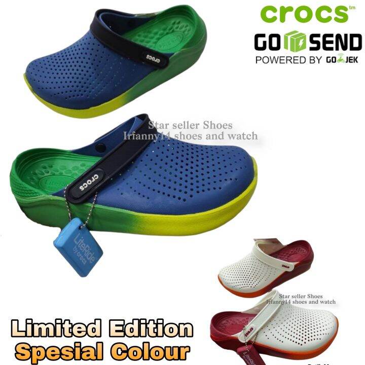 Sandal Crocs_Literide Clog Original Spesial Colour Packaging Crocs_Box ...