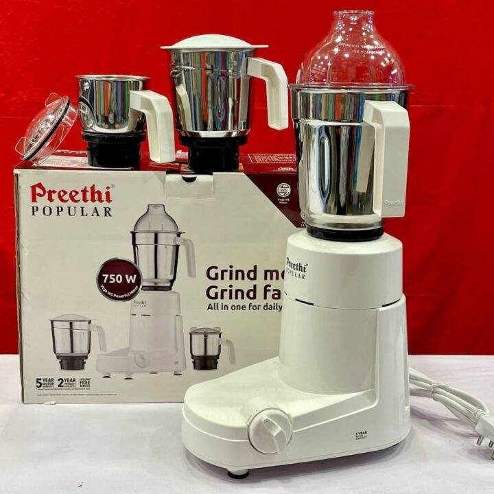 Preethi Popular Mixer Grinder 750 watts (Ready Stock 🔥🔥) Lazada