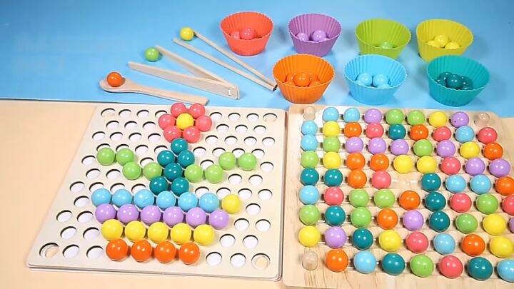 SG stock Wooden Beads Game Montessori Educational Early Learn Children ...