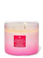 เทียนหอม Bath and Body works กลิ่น candle 3 wick Raspberries &amp; Whipped Vanilla