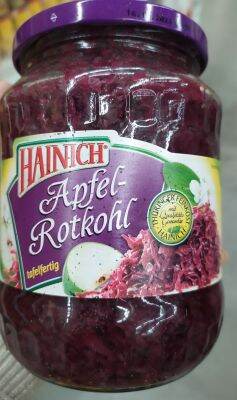 Hainich Apfel Rotkohl กระกล่ำปลี สีแดง ในน้ำแอปเปิ้ล ตราไฮนิช 680g*1