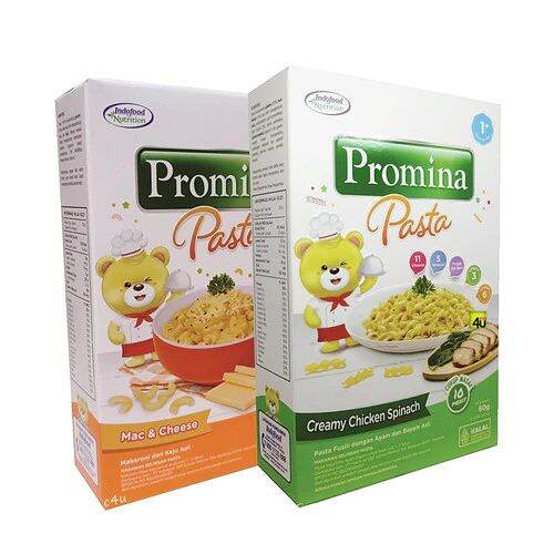 Promina Pasta Mac & Cheese Pasta Creamy Chicken Spinach Untuk Anak 1-3