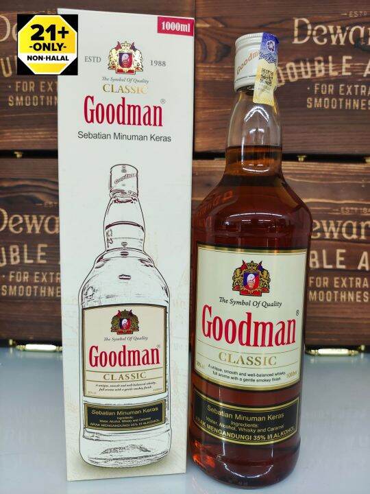 Goodman Whisky 1L 💯 Original Ready Stock Lazada