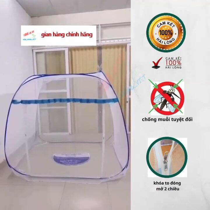 Màn ngủ cho cả gia đình chống muỗi và côn trùng thiết kế đỉnh vuông ...