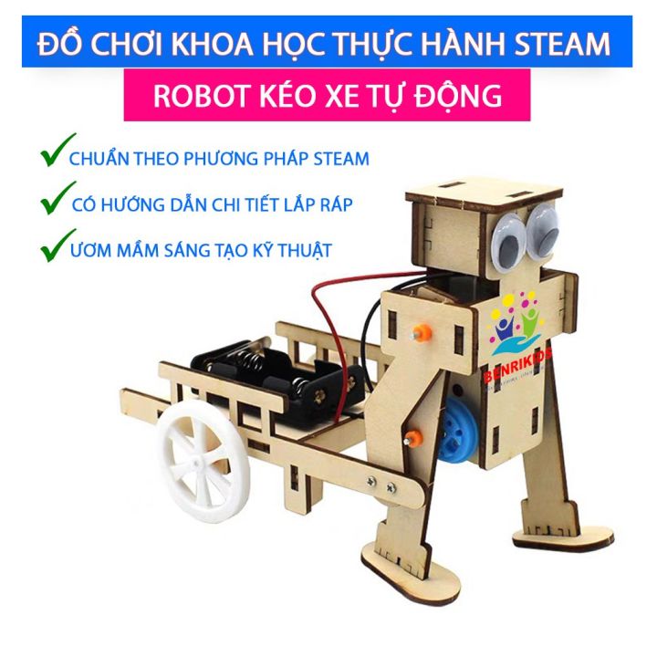 Đồ chơi trẻ em S19 thông minh sáng tạo STEM STEAM mô hình lắp ghép quạt  năng lượng mặt trời và gió bằng gỗ  MixASale