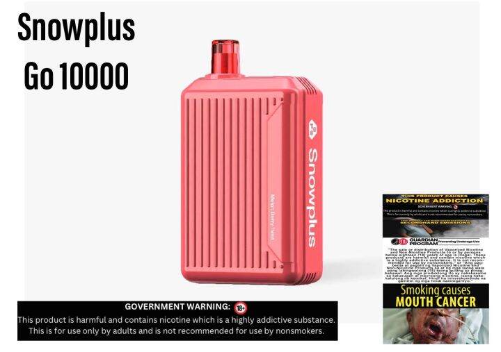 Snowplus Go 10000 Melon Berry Twist (Rechargeable Device) Lazada PH