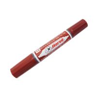 ปากกา เคมี สีแดง 2 หัว ตราม้า เคมีม้า(1ด้าม)