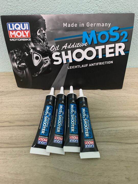 liqui-moly-หัวเชื้อน้ำมันเครื่องสารเคลือบเครื่องยนต์มอเตอร์ไซต์-mos2-shooter-oil-1ชิ้น