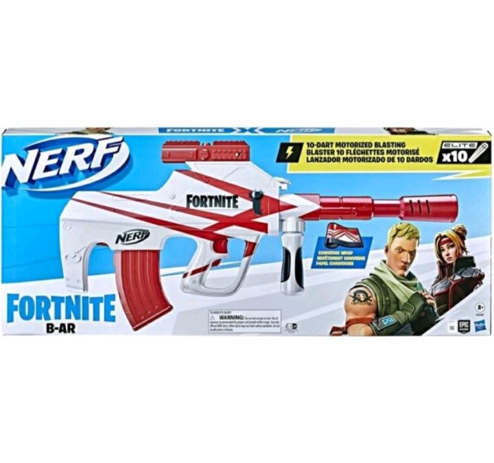 New Fortnite Nerf Gun BASR L Blaster Foam Dart Guns Boys Toy Sniper Rifle