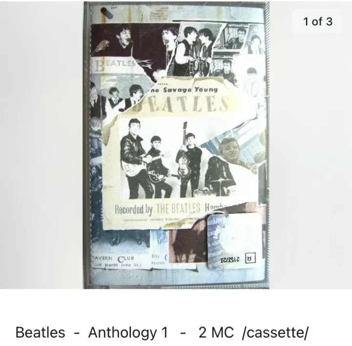 The Beatles Anthology 1 Album 2 Cassette Tapes Lazada Ph 6280