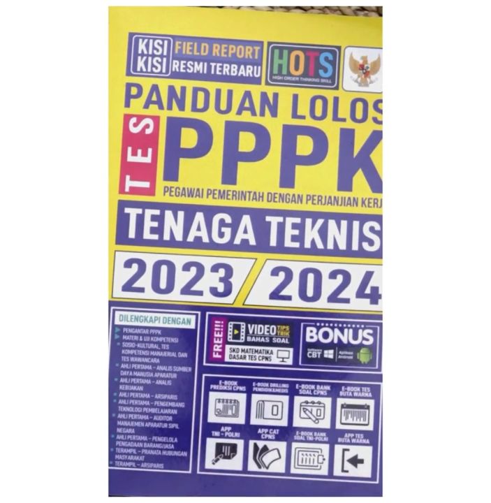 Buku PPPK 2023 2024 / Panduan Lolos Tes PPPK Tenaga Teknis 2023 2024