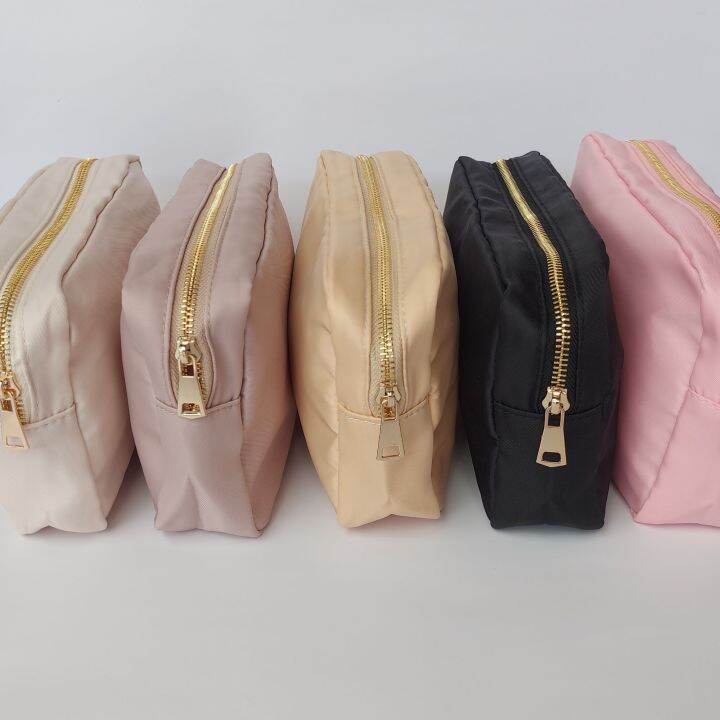 Nylon Cosmetic Make up Pouch bag with zipper LONG Lazada PH