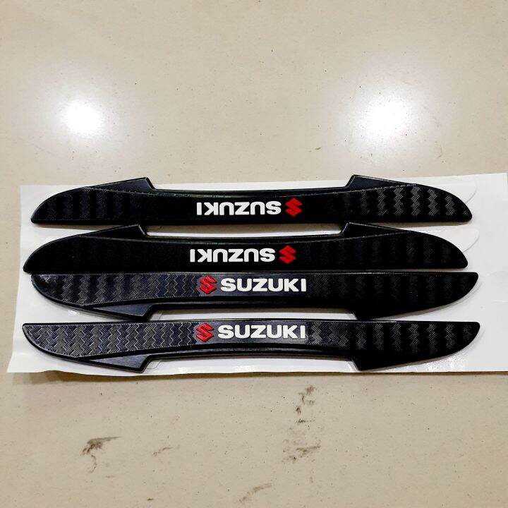 Door Guard Pelindung Pintu Logo Mobil Suzuki Ertiga Carbon Lazada