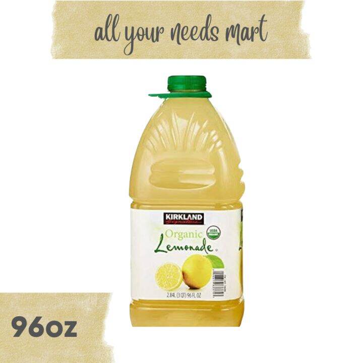 KirkLand • Signature Organic • Lemonade • 96oz Lazada PH