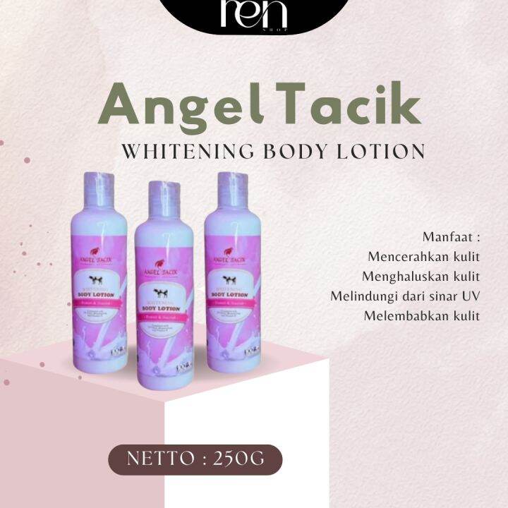 Angel Tacik Whitening Body Lotion 250g Lazada Indonesia