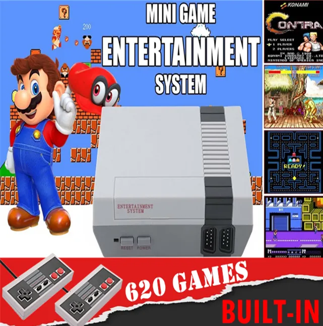 Mini Game Anniversary Edition Entertainment System with 620 Builtin