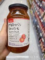 Mum’s Sauce Bolognese ( Coles Brand ) 500 G. ซอสมะเขือ สำหรับ พาสต้า ( ตรา โคลส์ ) มัมส์ ซอส โบโลเนส