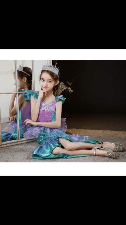 ชุดแฟนซี-ชุดเจ้าหญิงเงือกสาว-ชุดแฟนซีbaby-performance-s-dress