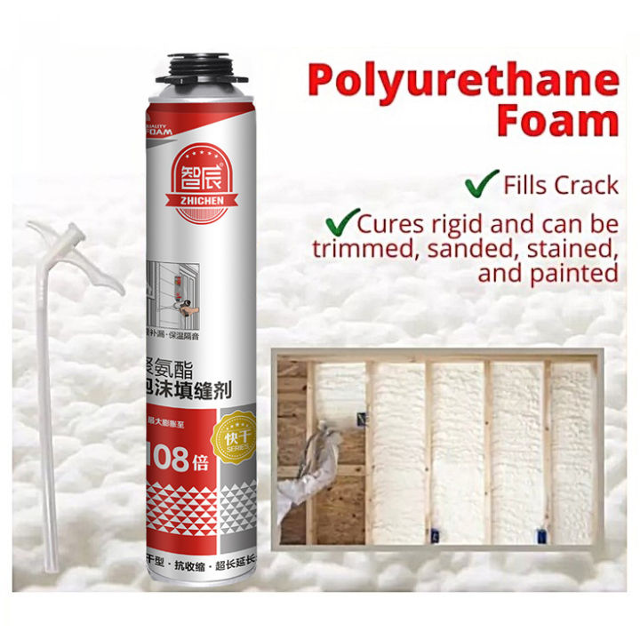 Polyurethane Expanding White Insulating Foam Spray Sealant Pu Spray Expanding Foam Insulation