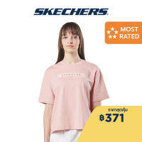 Skechers สเก็ตเชอร์ส เสื้อยืดแขนสั้นผู้หญิง Women Short Sleeve Tee - SL22Q4W295-PAMV