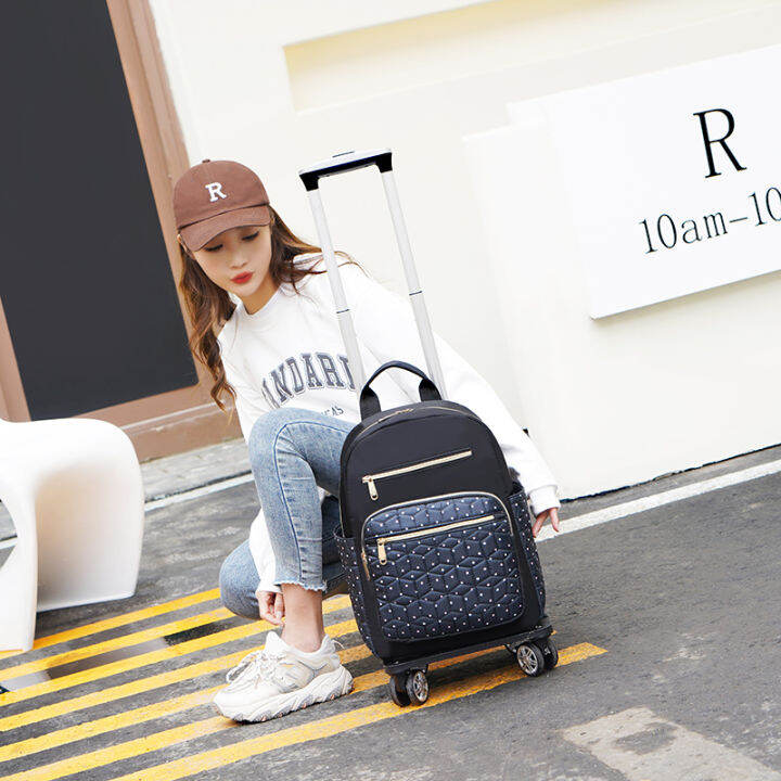 Spring and Summer New Backpack Trolley Bag Backpack Satchel UltraLight