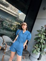 blozz.official - เสื้อเชิ้ตยีนส์แขนสั้น Bubble Denim Shirt