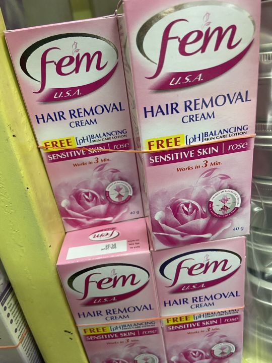 เฟม-ย-เอส-เอ-แฮร์รีมูฟเสิล-ครีมกำจัดขน-ขนาด40กรัม-fem-u-s-a-hair-removal-cream