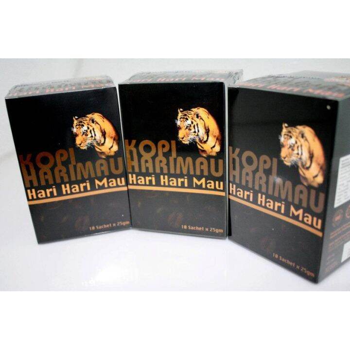 Kopi Harimau hari hari mau for men and women 1box /10sachets Lazada PH