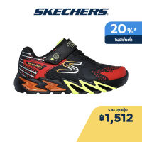 Skechers สเก็ตเชอร์ส รองเท้าเด็กผู้ชาย Boy Flex-Glow Bolt Shoes - 400138L-BKRD Lights, On/Off Button