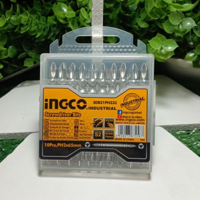 INGCO ดอกไขควง​ลม 65mm PH2 (ยกกล่อง10ดอก)​แม่เหล็ก