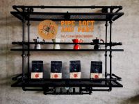 ชั้นติดผนัง สไตล์ Pipe loft