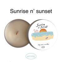 Atcha.l - เทียนหอม เทียน กลิ่น sunrise and sunset กลิ่นช่วยปลอบประโลม ฮีลความรู้สึก