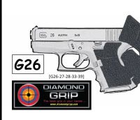 เทปกันลื่น Diamondgripp Glock 26-27-28-33-39 เนื้อยางหนึบๆ